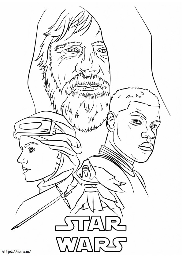 Star Wars The Force Awakens coloring page