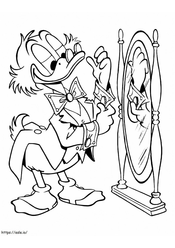 Scrooge McDuck 8 coloring page