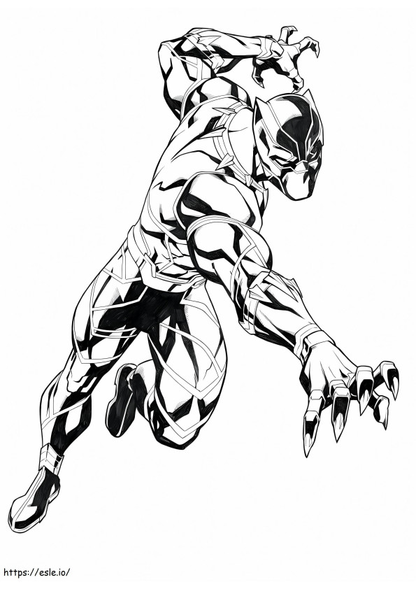 Black Panther 2 coloring page