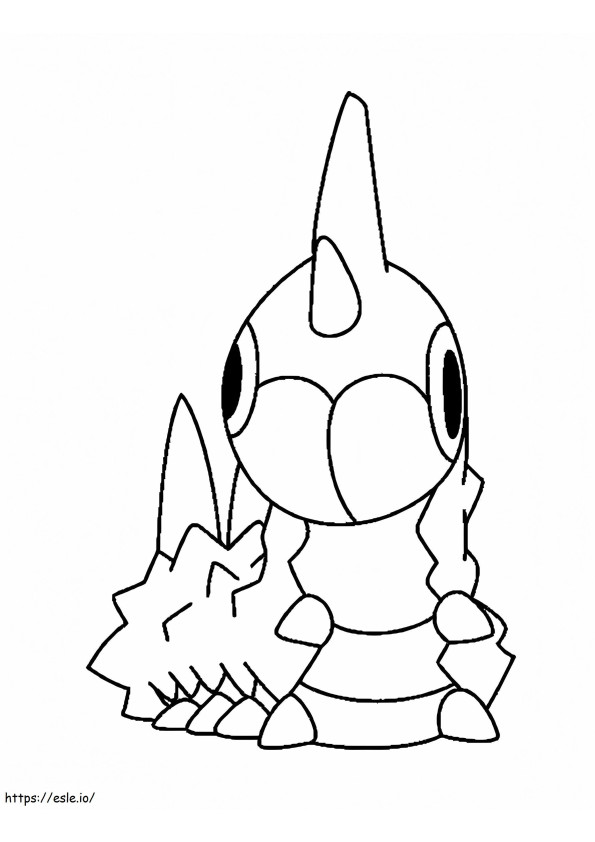 Wurmple Gen 3 Pokemon coloring page