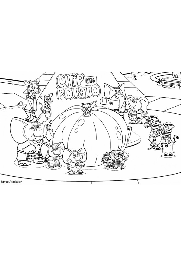 Characters In Chip And Potato