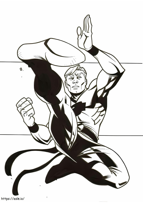 Character From Cobra Kai coloring page