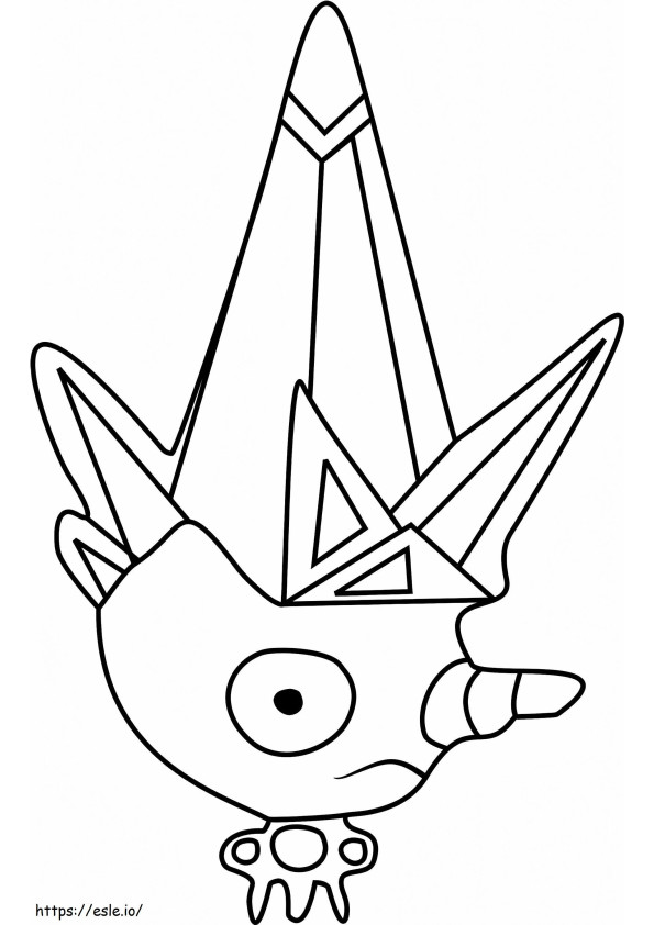 1530674618 Ice Cap Undertale A4 coloring page