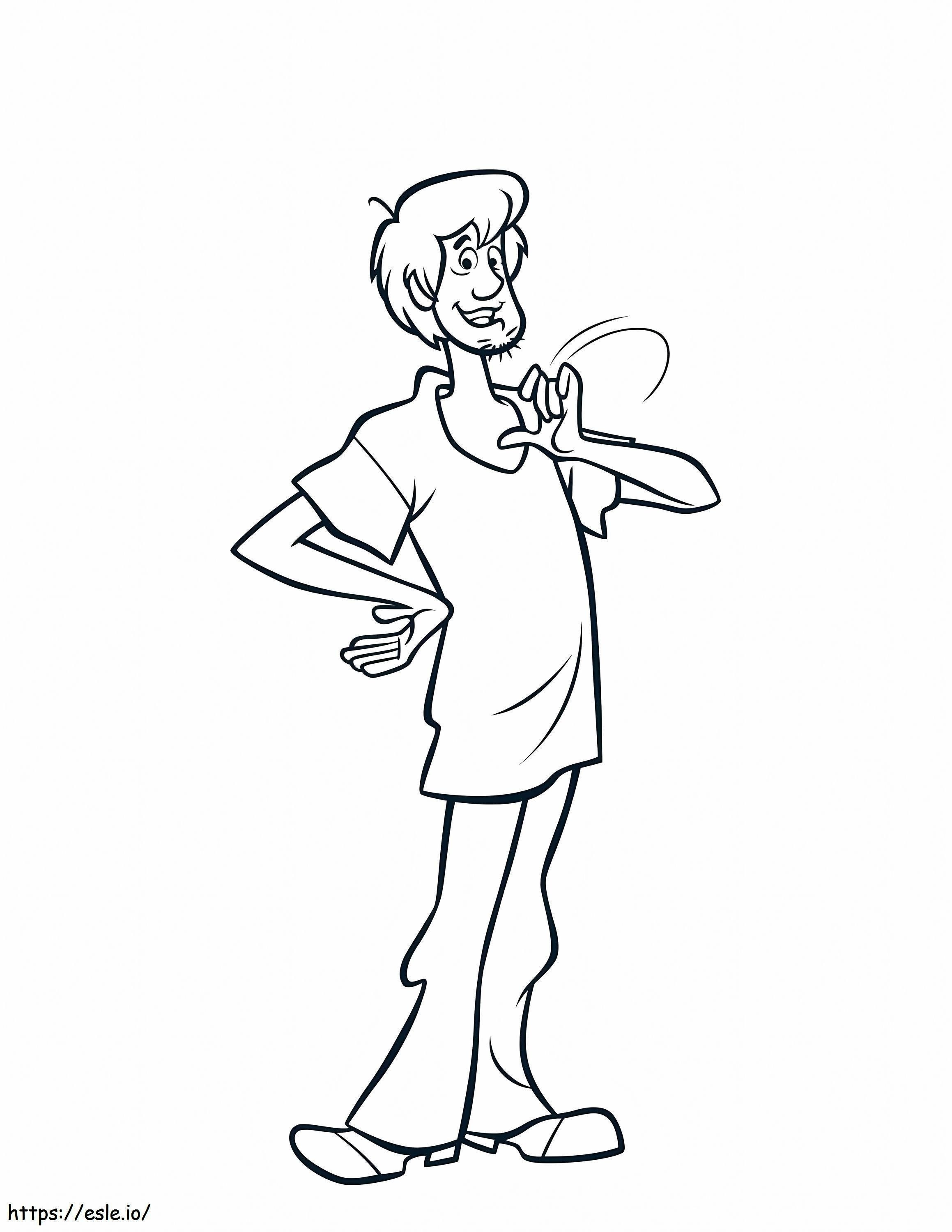 Shaggy Fun coloring page