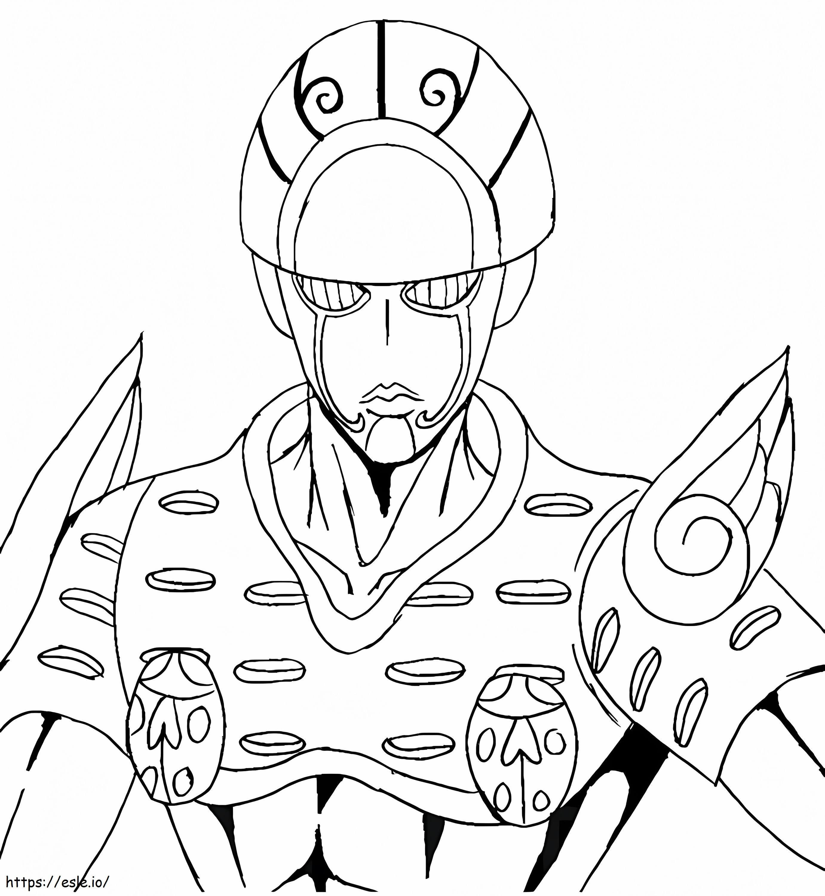 Gold Experience From Jojos Bizarre Adventure coloring page
