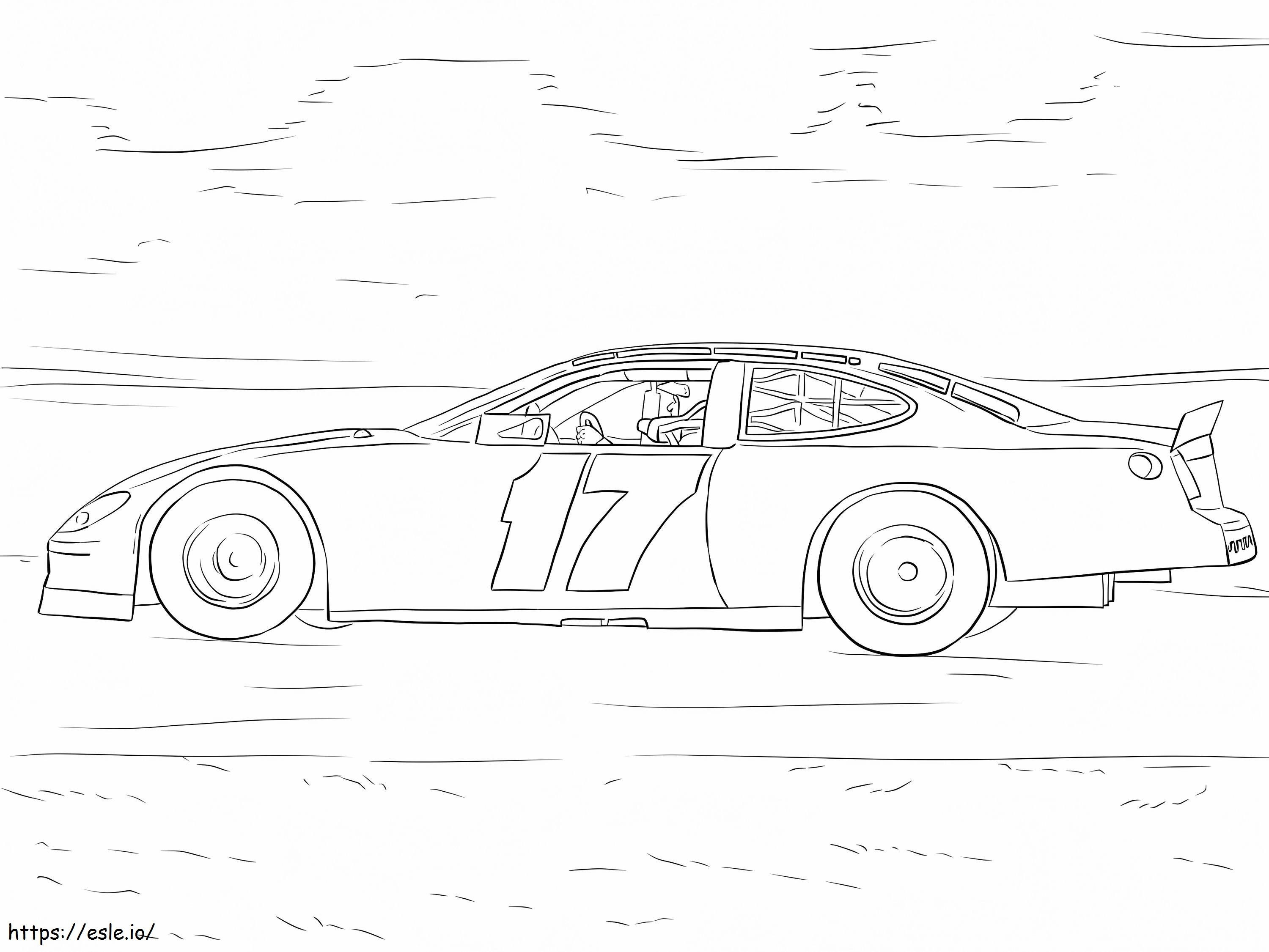 Carro NASCAR de Matt Kenseth para colorir