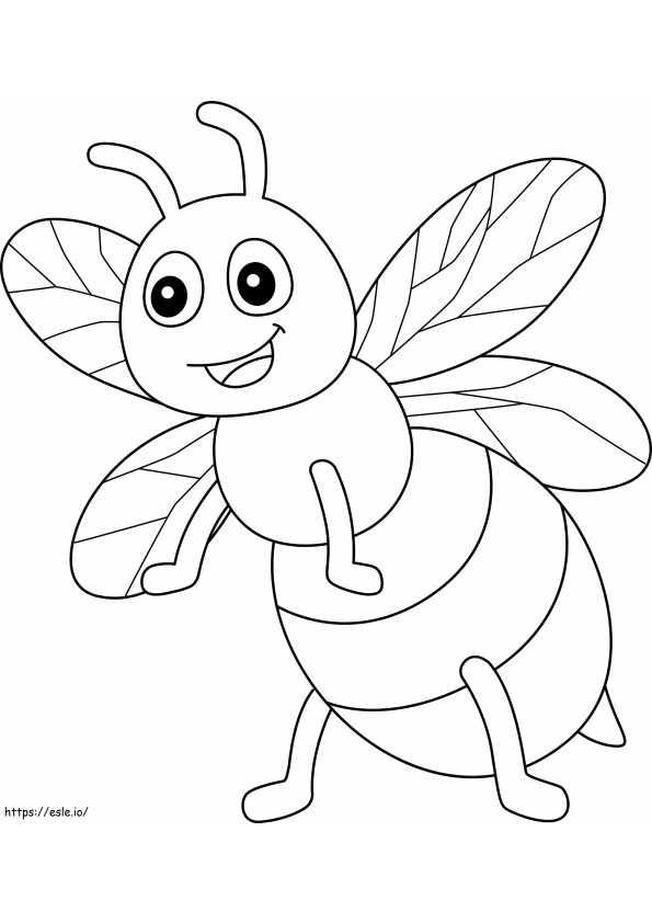 Good Bee coloring page