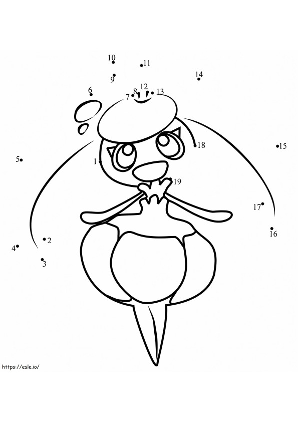 Steenee Dot To Dot coloring page