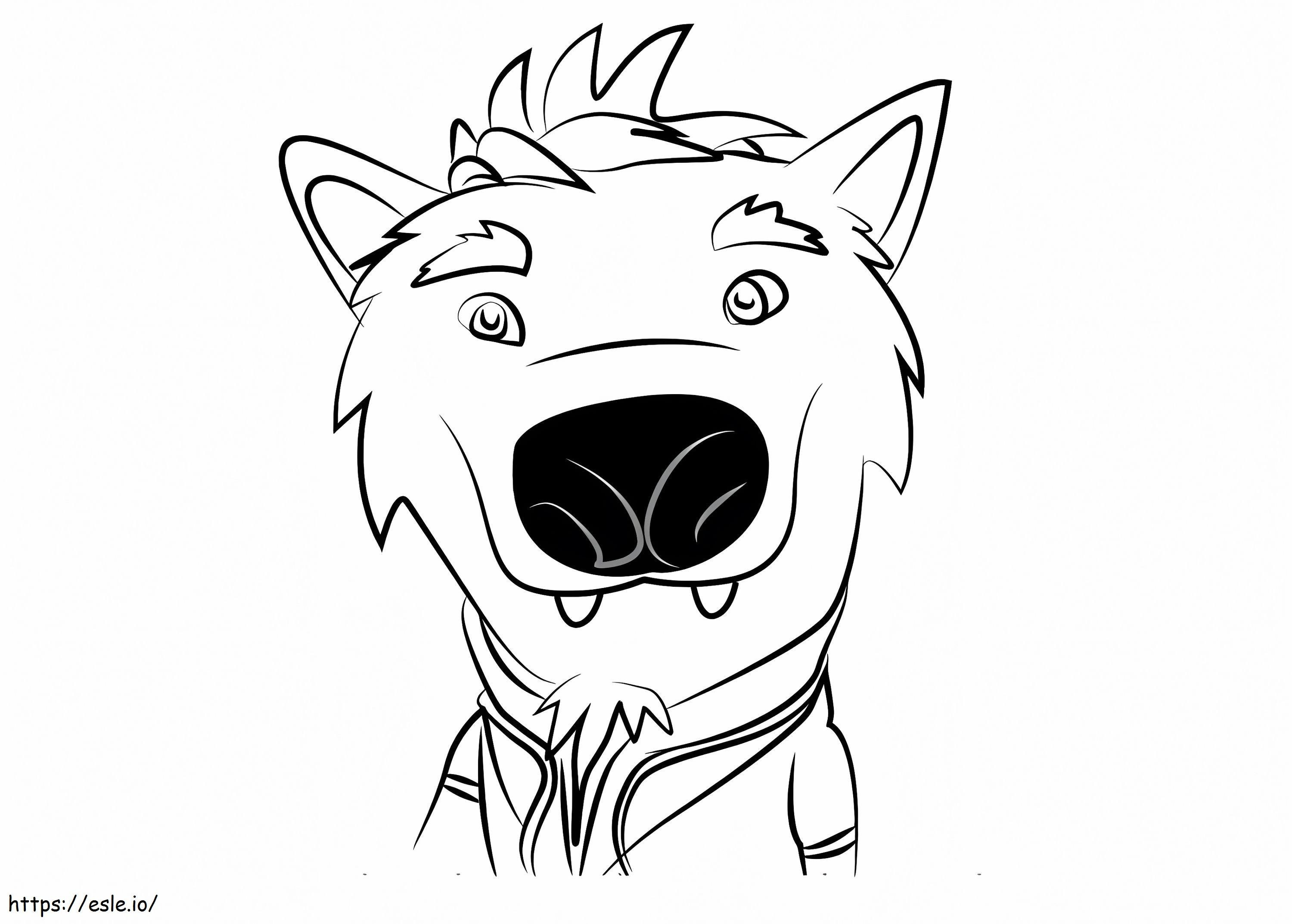 Dr. Wolf From Sheriff Callie coloring page