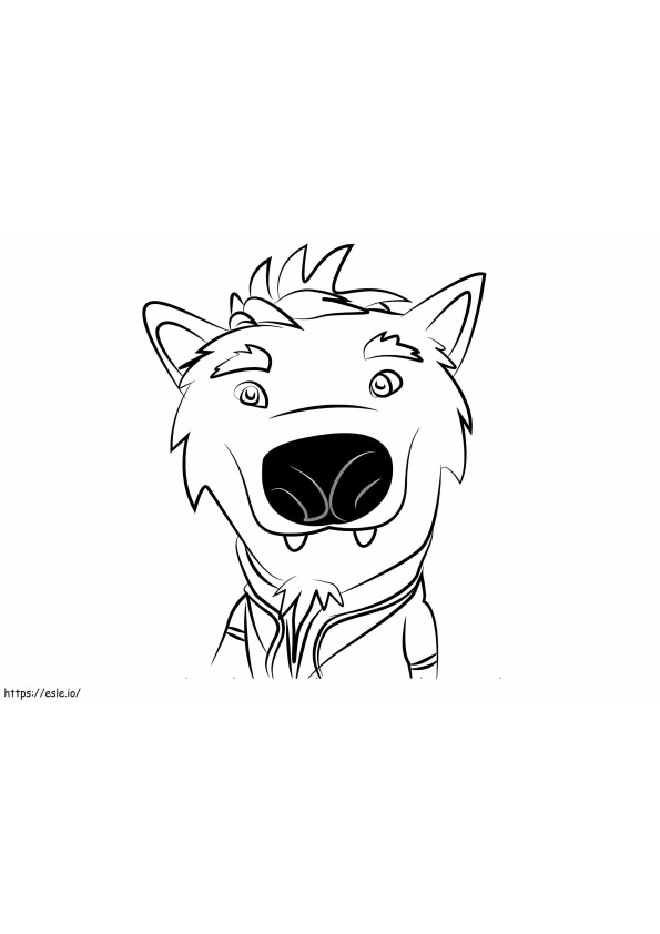 Dr. Wolf From Sheriff Callie coloring page