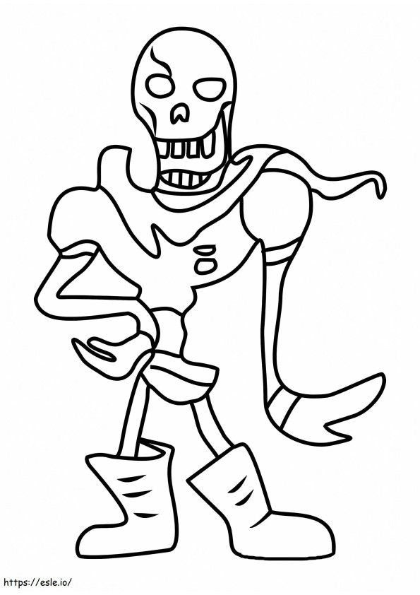 Simple Papyrus coloring page