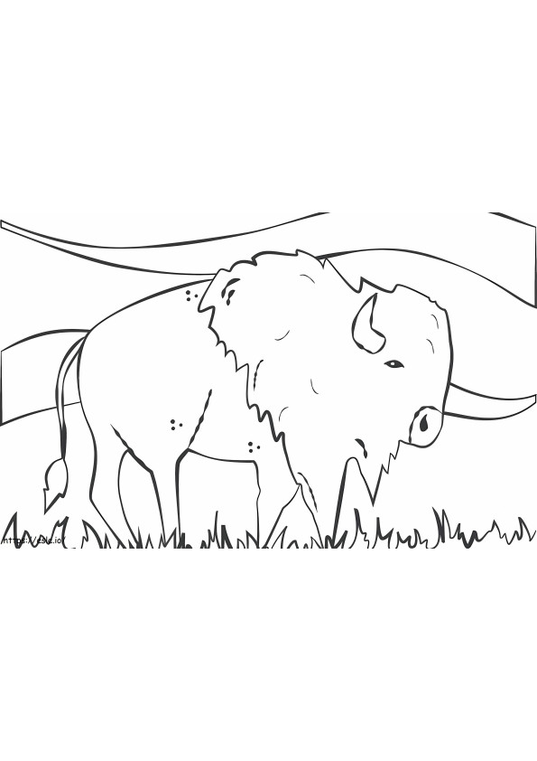Coloriage Buffalo De Lynnette à imprimer dessin