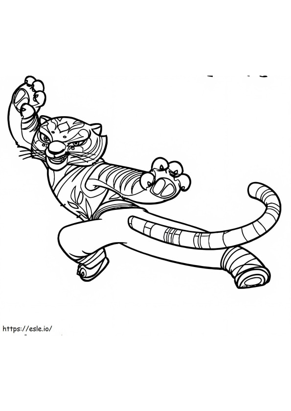 Coloriage Reine Tigre à imprimer dessin