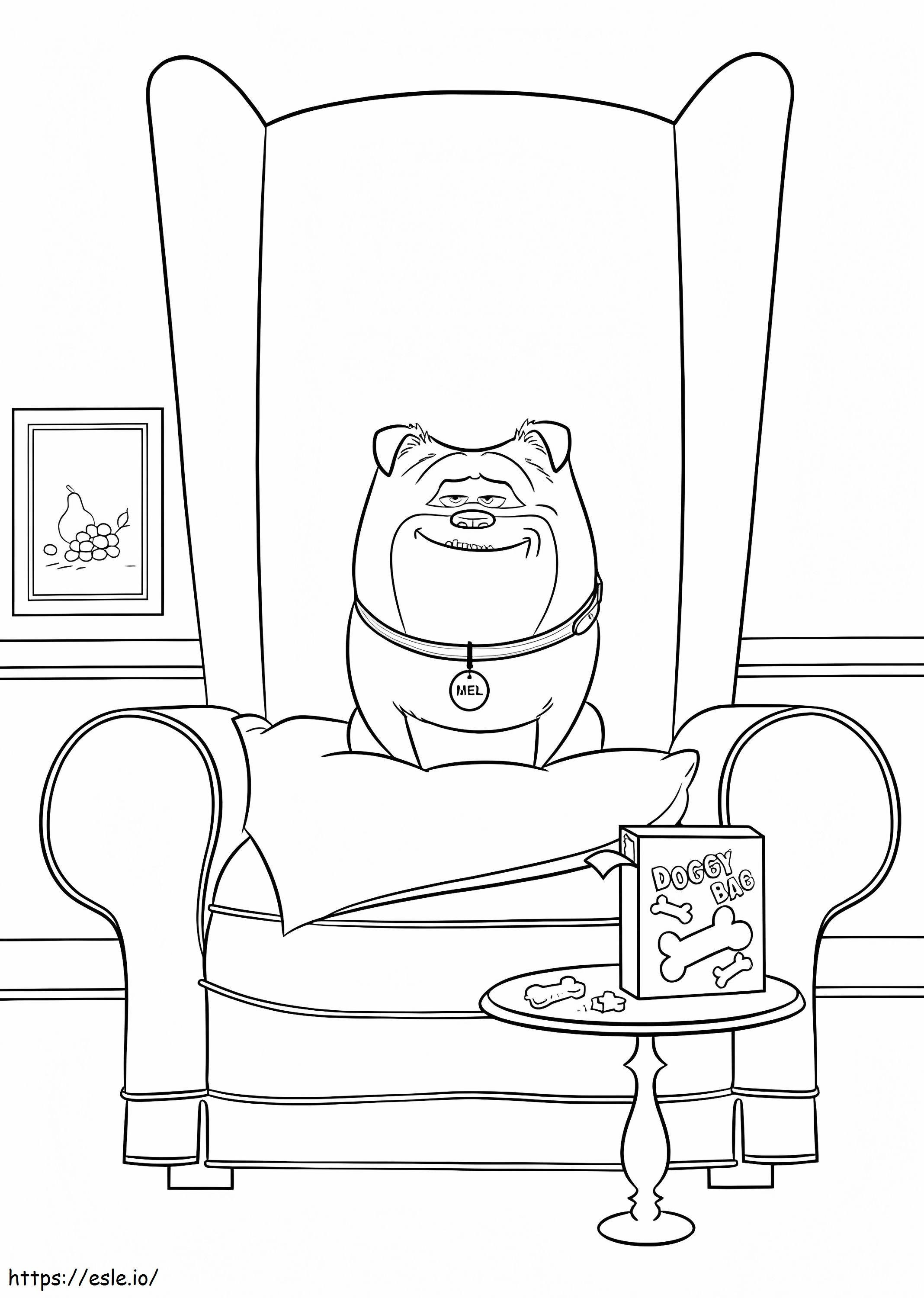 1559695613 Mel Smiling A4 coloring page