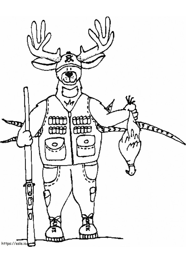Duck Hunting 2 coloring page