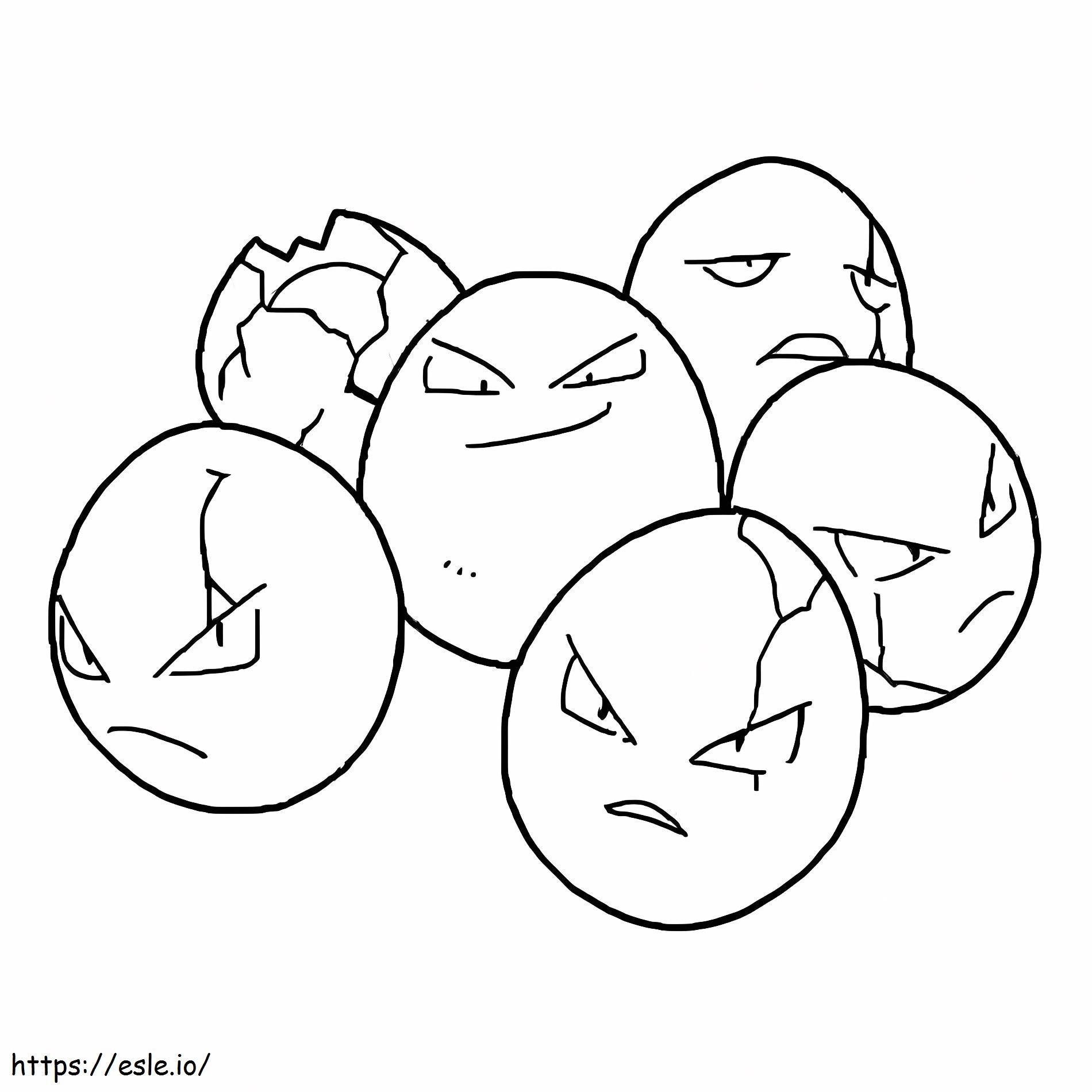 Exeggcute 1 kifestő