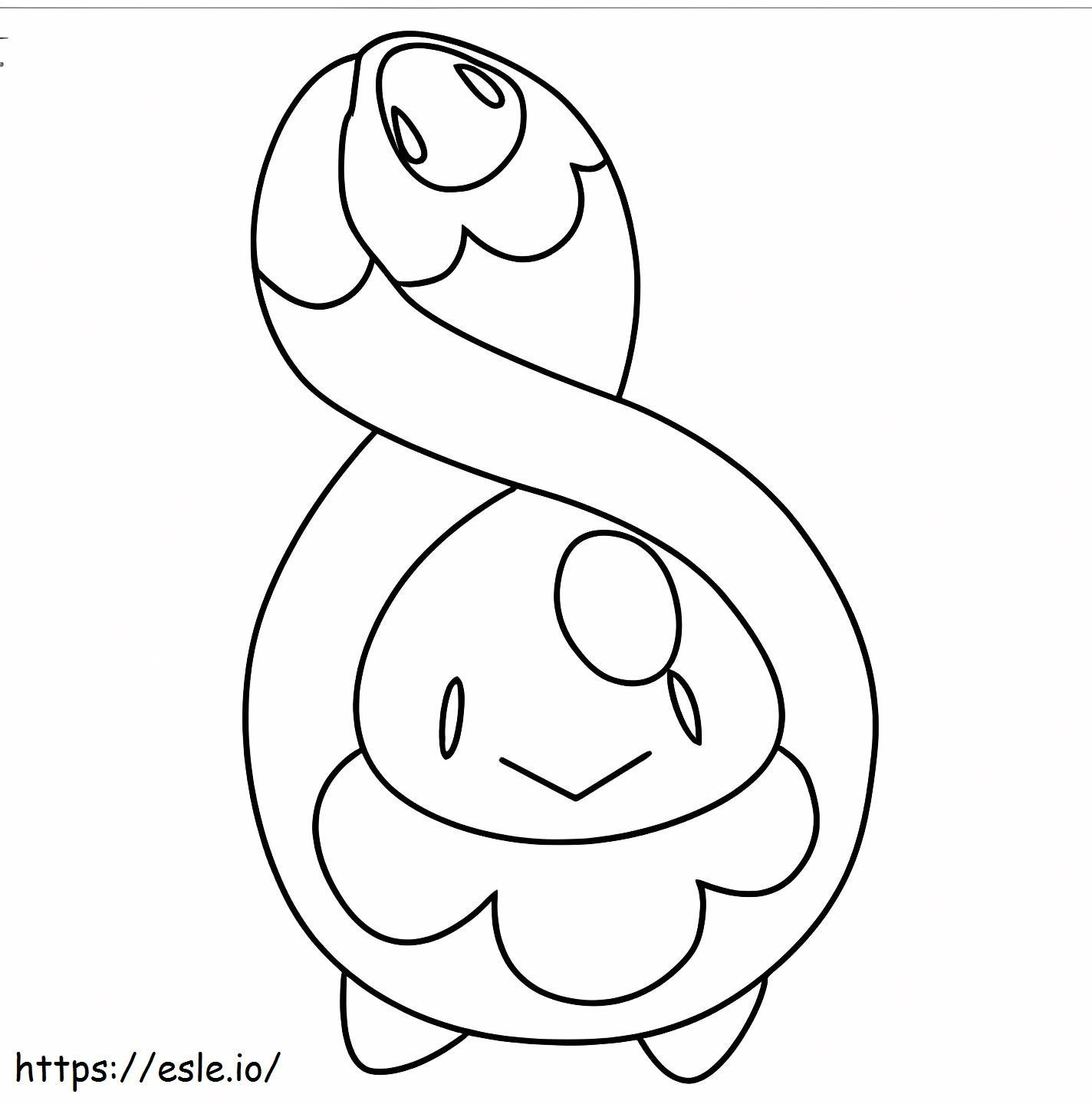 Coloriage Adorable Pokémon Budew à imprimer dessin