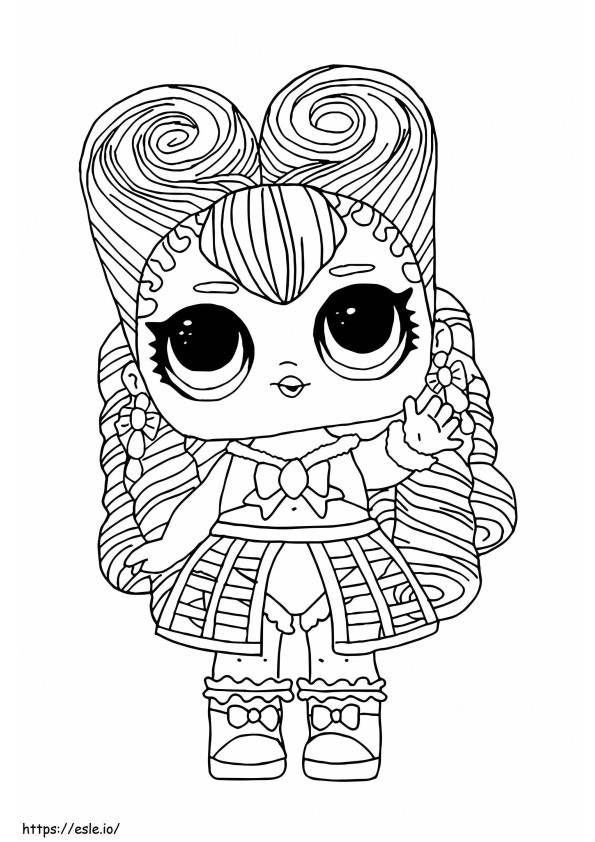 Lol Doll 4 coloring page