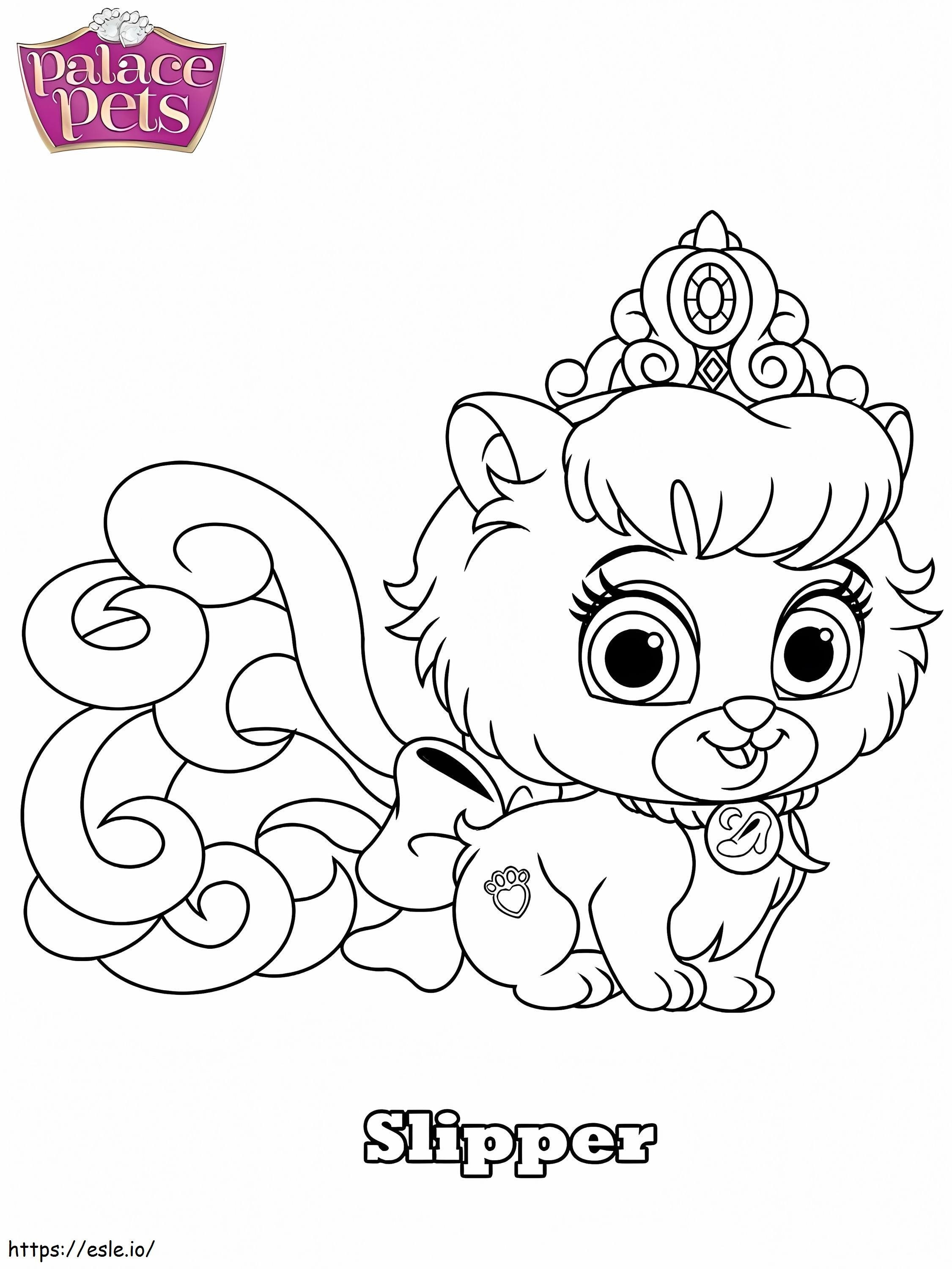 1587087820 Palace Pets Slipper coloring page