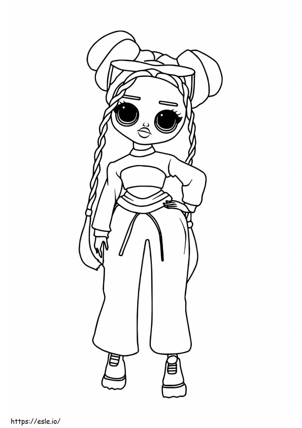 Lol Omg Girl Shilax 683X1024 coloring page
