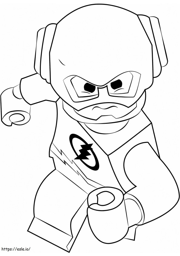 Lego Flash Attack coloring page