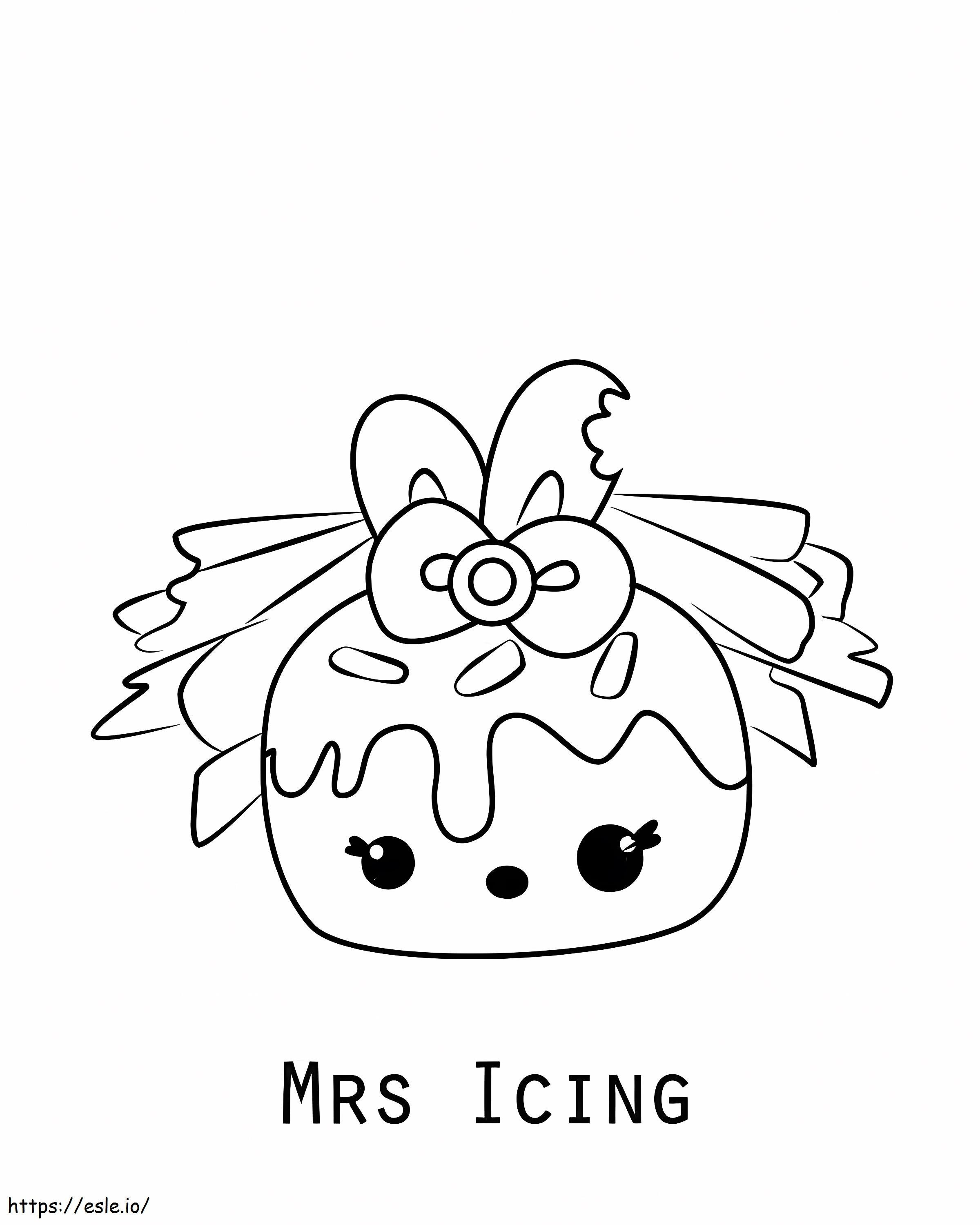 Coloriage Mme Cherry en Num Noms à imprimer dessin