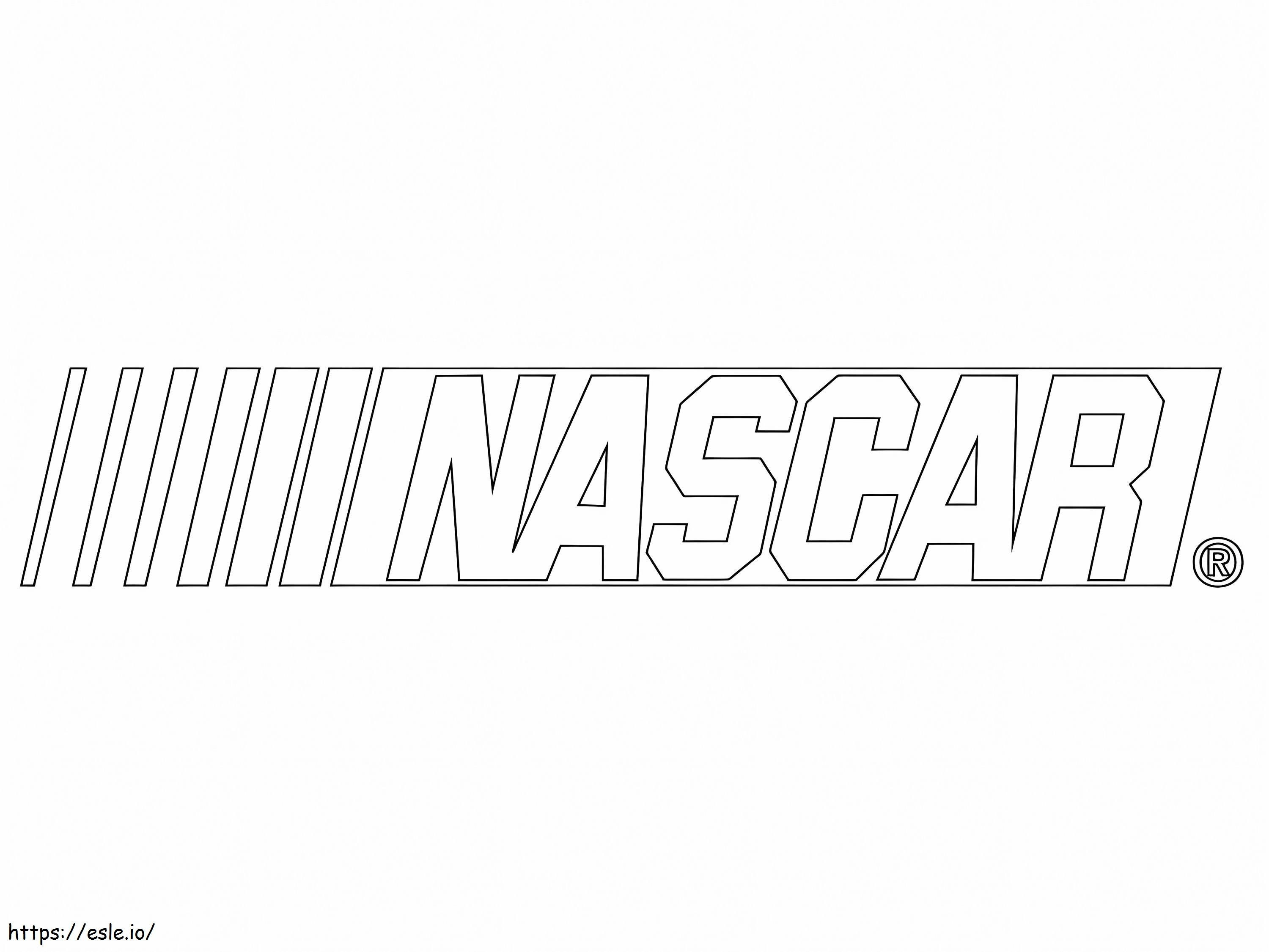 Nascar logo värityskuva