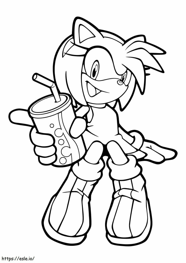 Free Amy Rose To Print coloring page