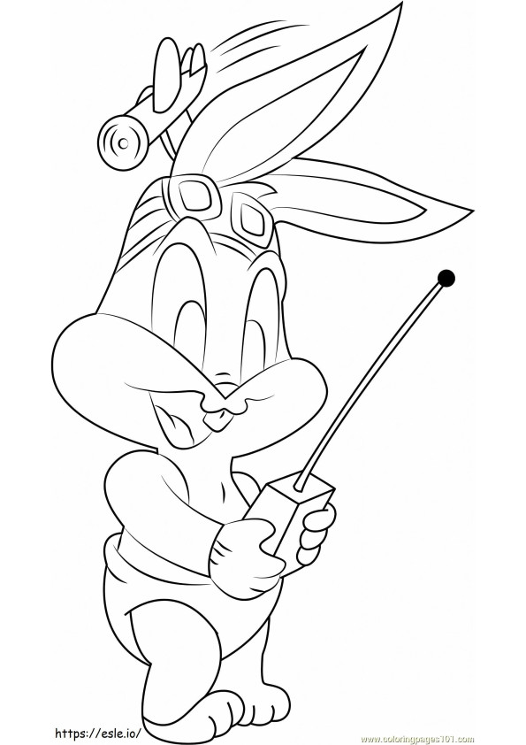 Coloriage Bugs Bunny Perfecto à imprimer dessin