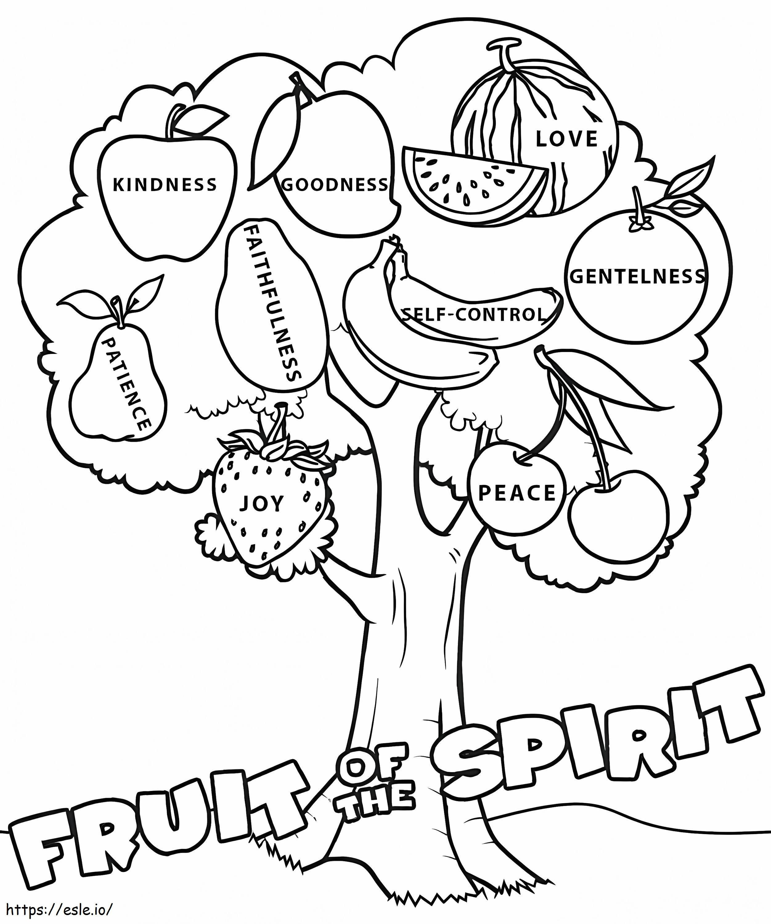 A Szellem Gyümölcse kifestő