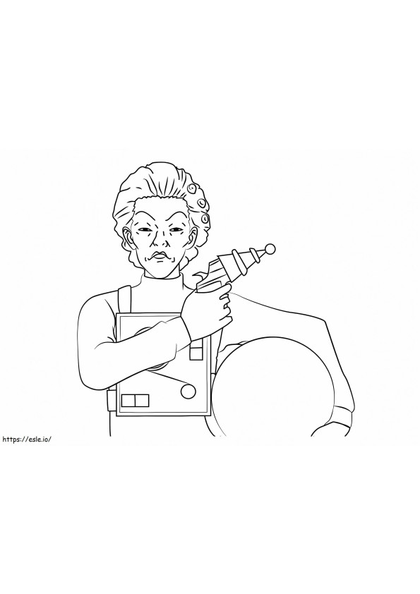 Wendy Oldbag From Ace Attorney coloring page