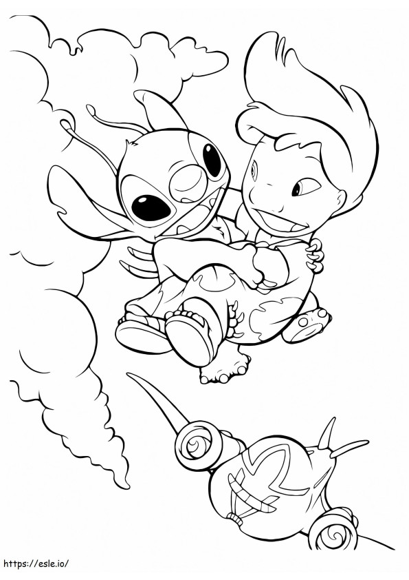 Lilo And Stitch 1 coloring page