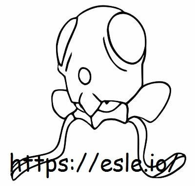 Tentacool coloring page