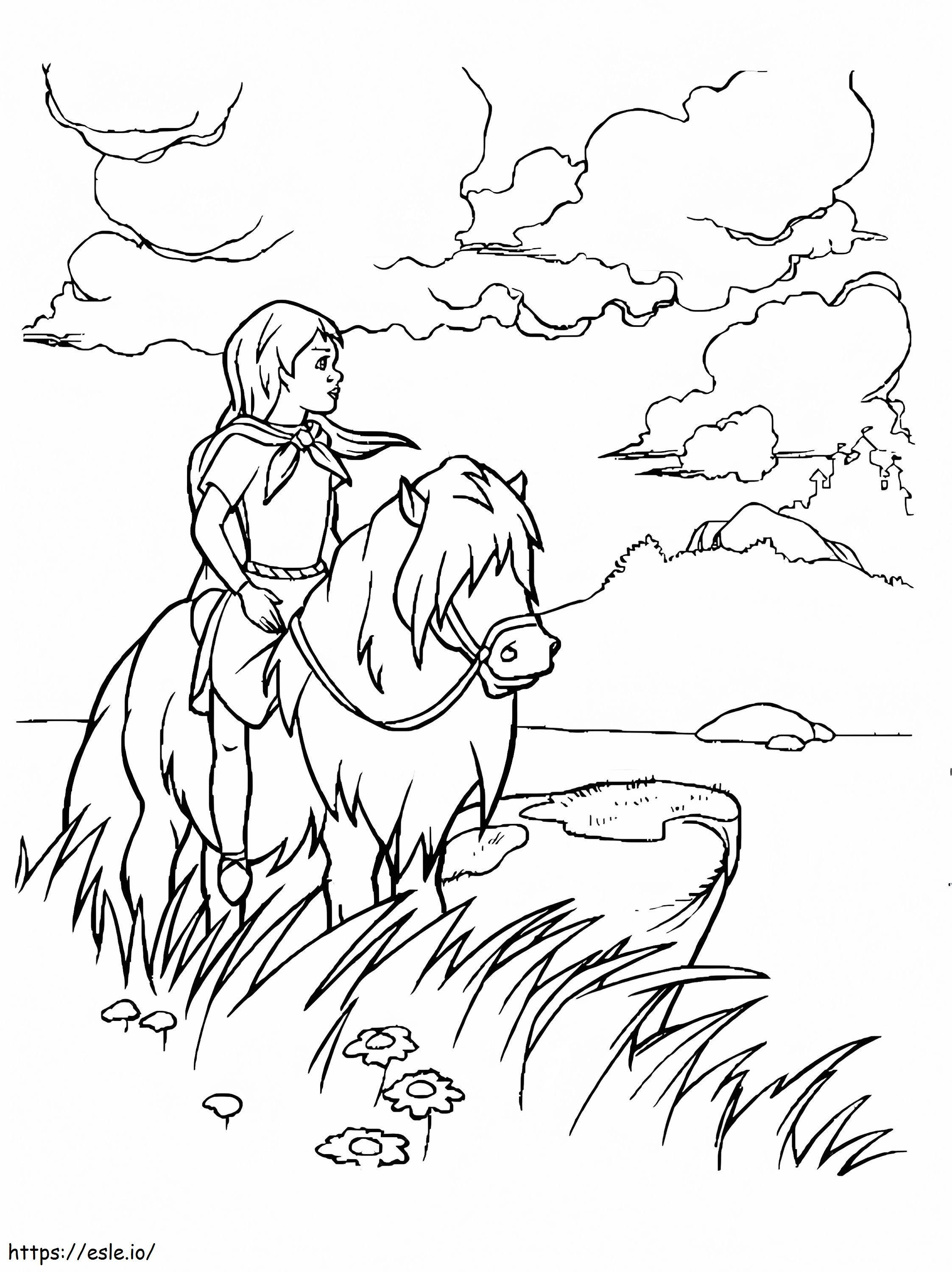 Quest For Camelot 13 coloring page