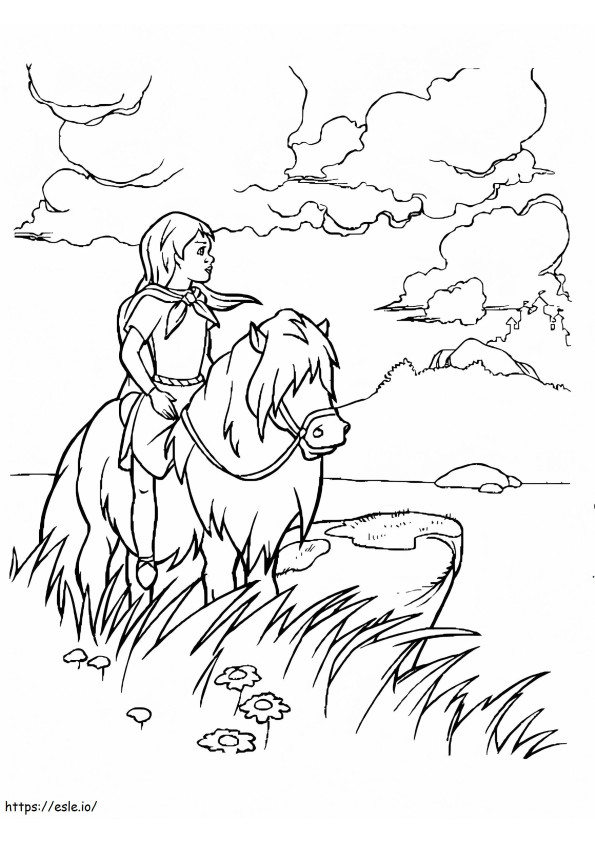 Quest For Camelot 13 coloring page