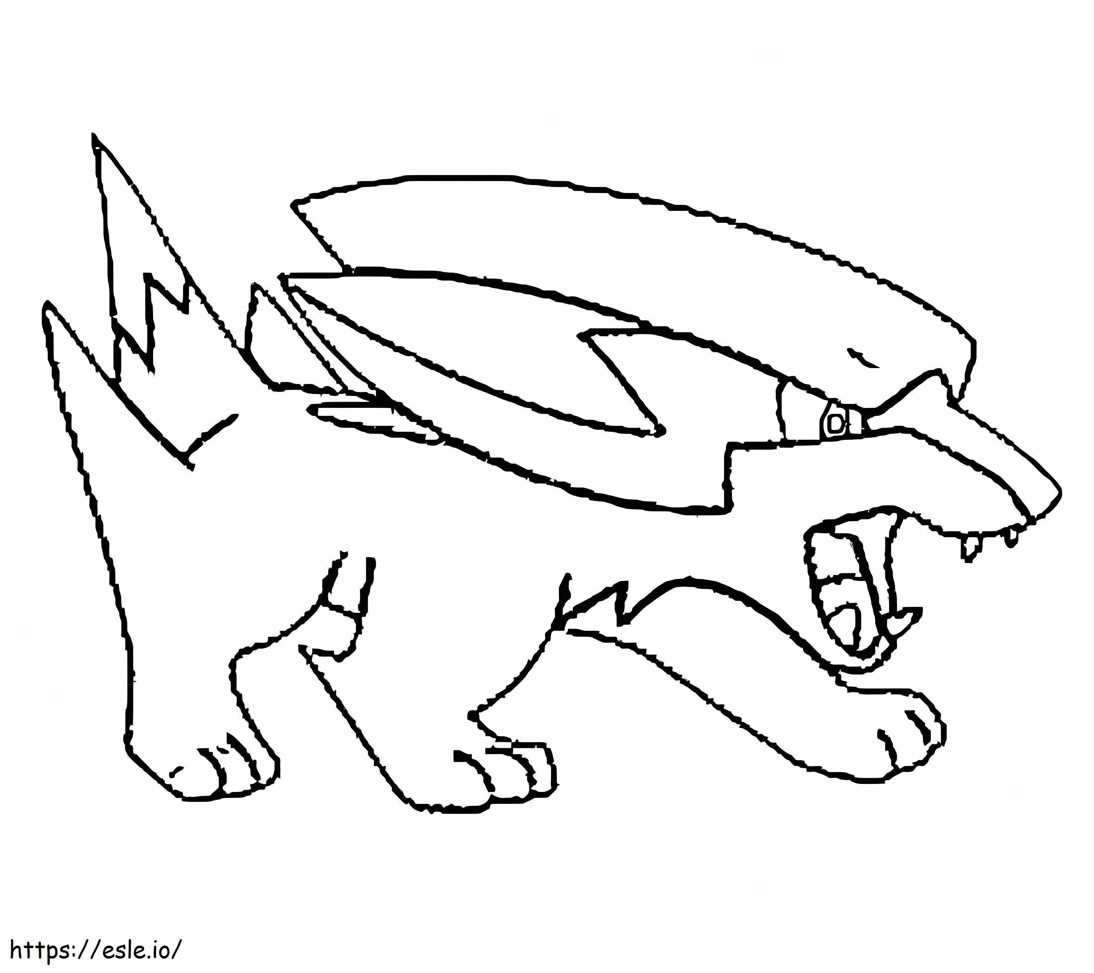 Coloriage Pokémon Électrik à imprimer dessin