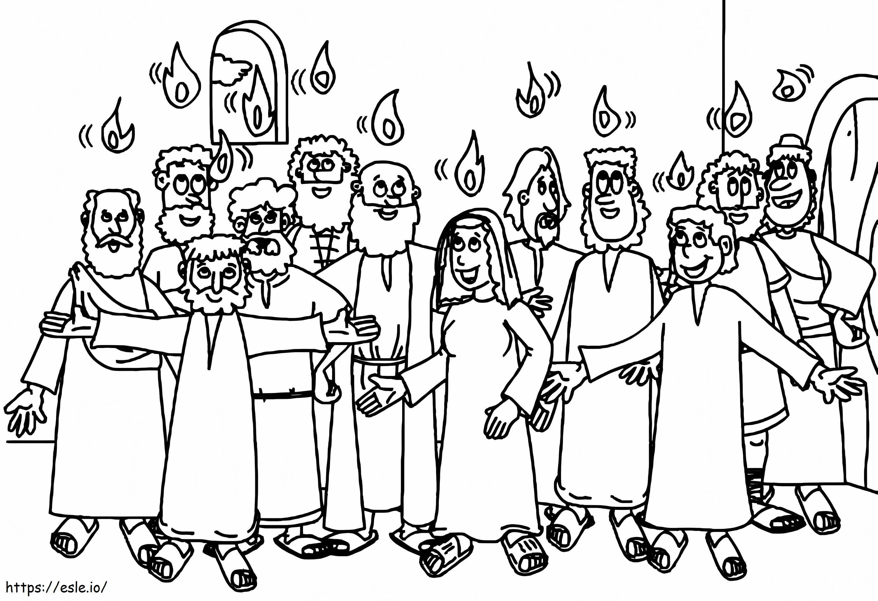 Pentecost 5 coloring page