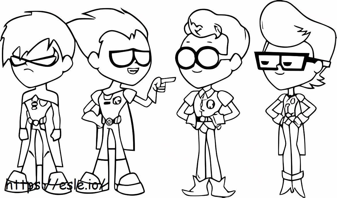 The Type Of Robin coloring page