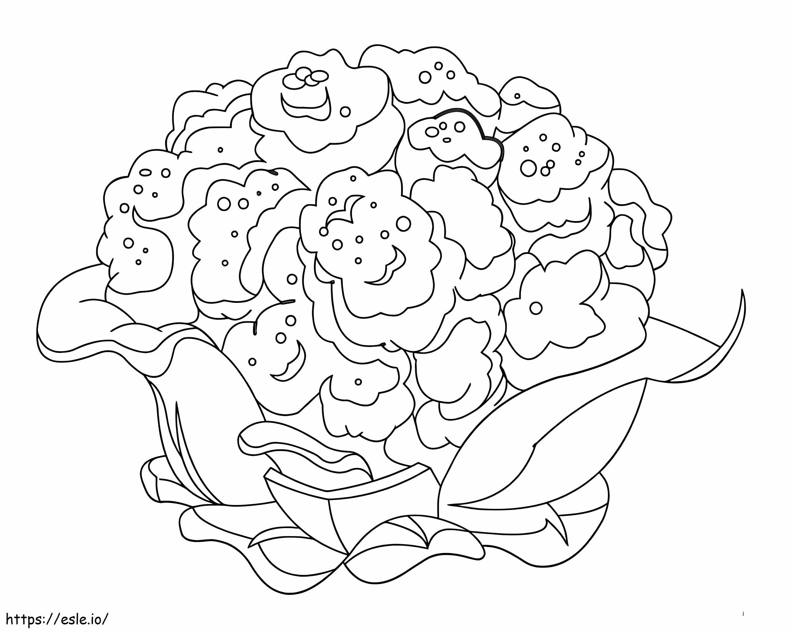 Coloriage Chou-fleur 2 à imprimer dessin