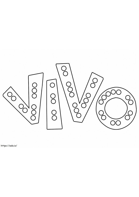 Netflix Vivo-logo kleurplaat