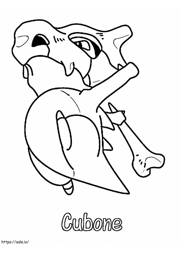 Cubone 4 Coloring Game coloring page