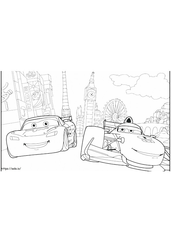 1539943305 Lightning Mcqueen Cars On Free Cars To Print coloring page