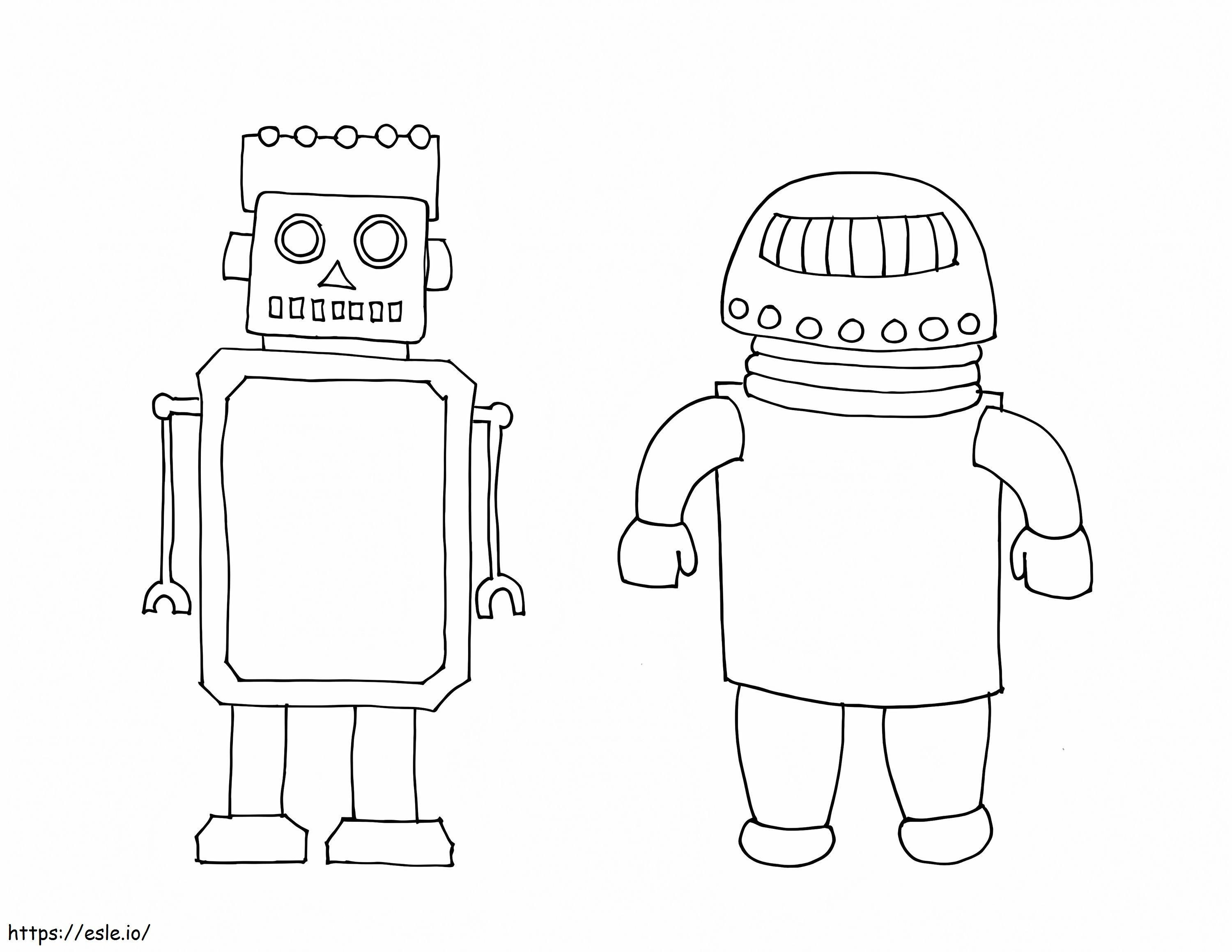 Coloriage Robots Légo à imprimer dessin