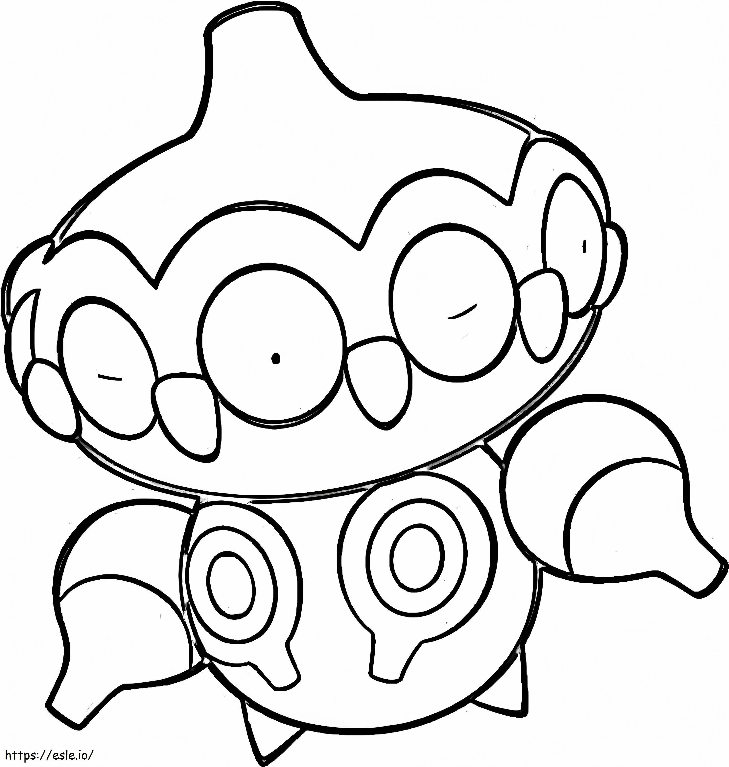 Coloriage Pokémon Claydol gratuit à imprimer dessin