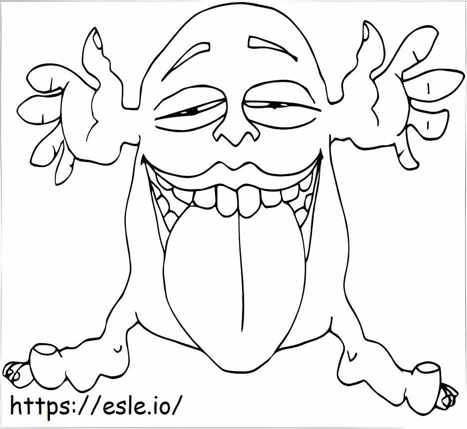 Big Tongue Monsters coloring page