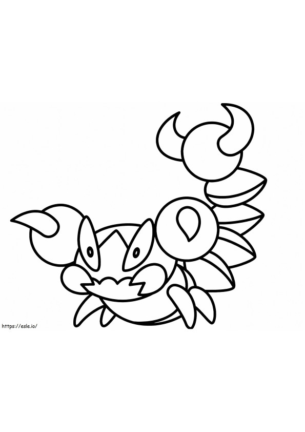 Shell Pokemon coloring page