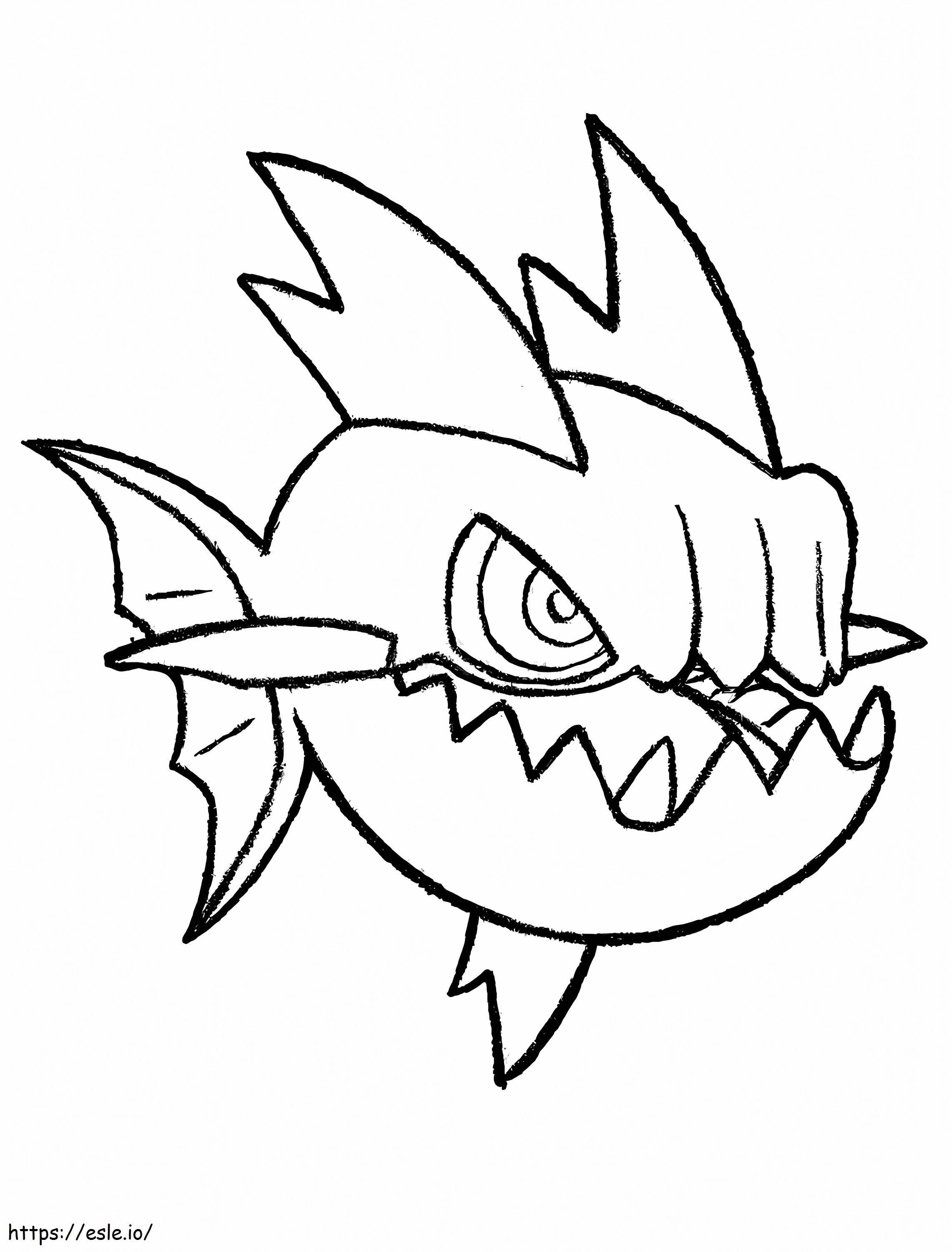 Caravanha-Pokémon ausmalbilder