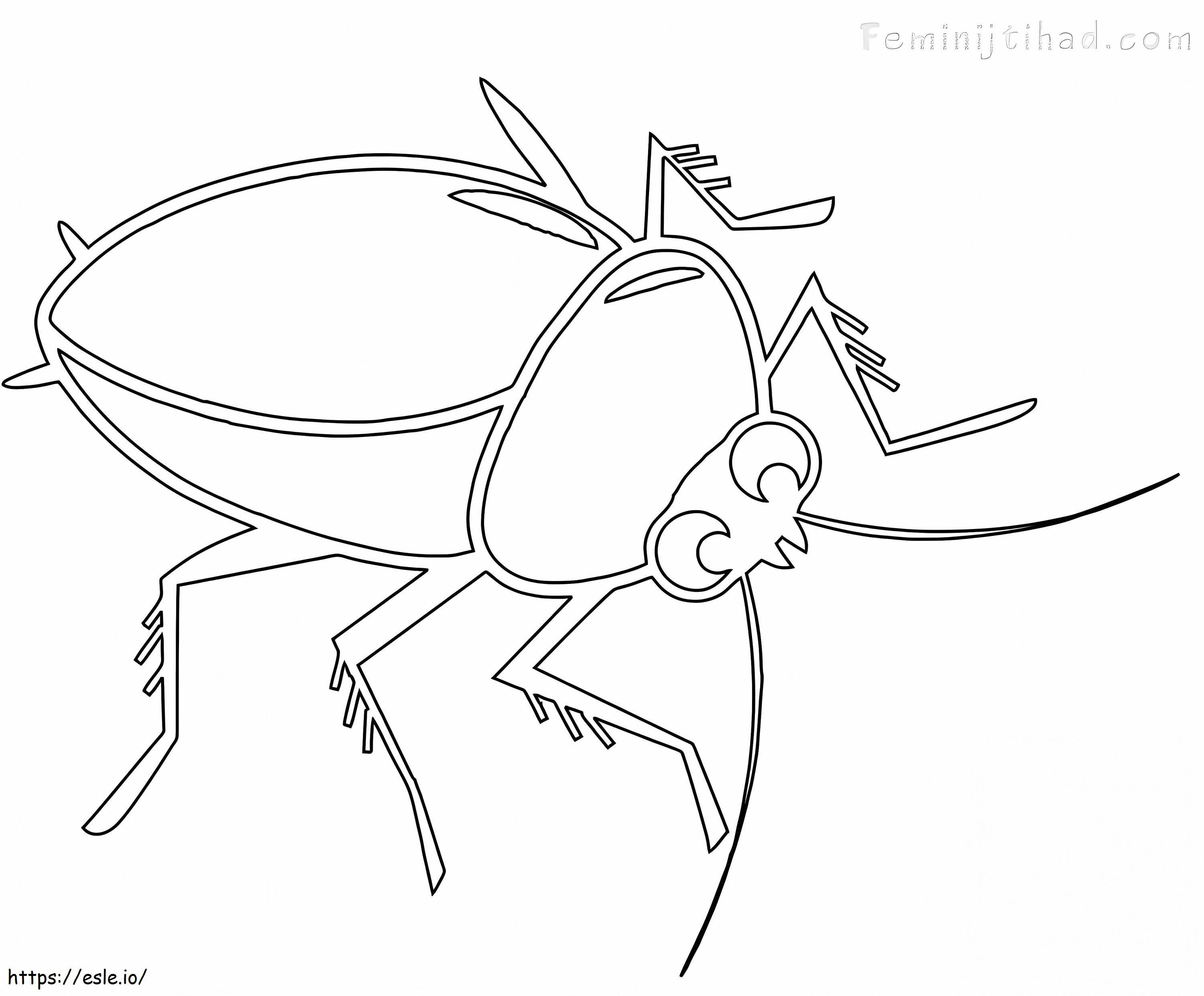 Kakerlaken-Umriss ausmalbilder