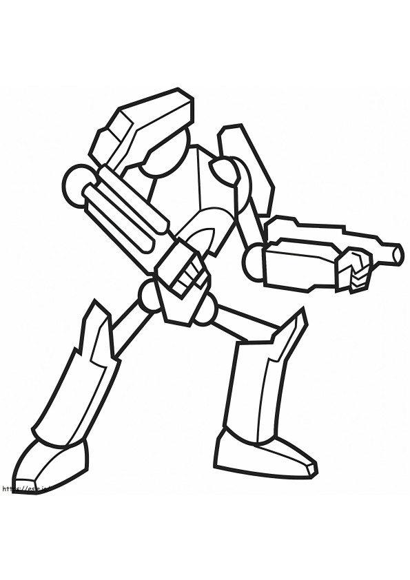 İnce Robot coloring page