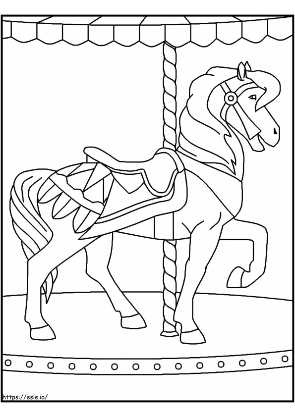 Carousel To Print coloring page